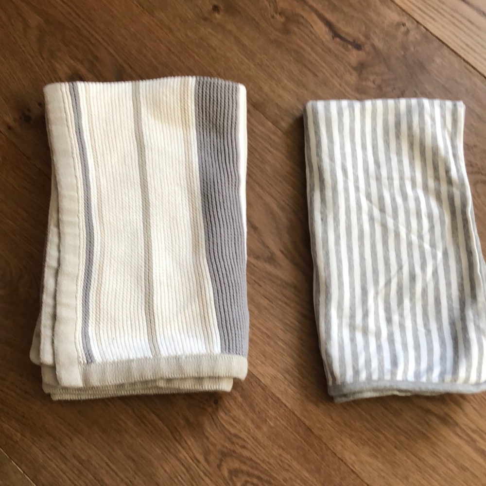 Two baby blankets